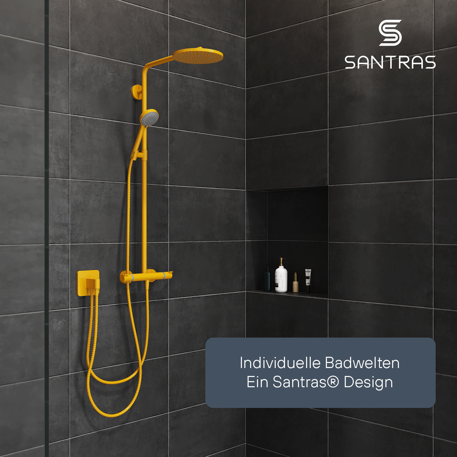 SANTRAS® Metallschlauch in Gelb