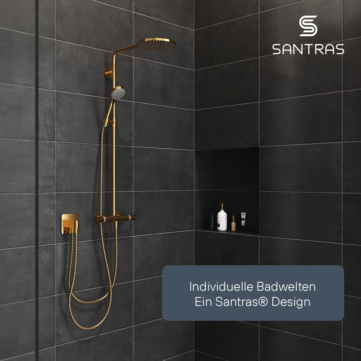 SANTRAS® Kunststoffschlauch in Gold