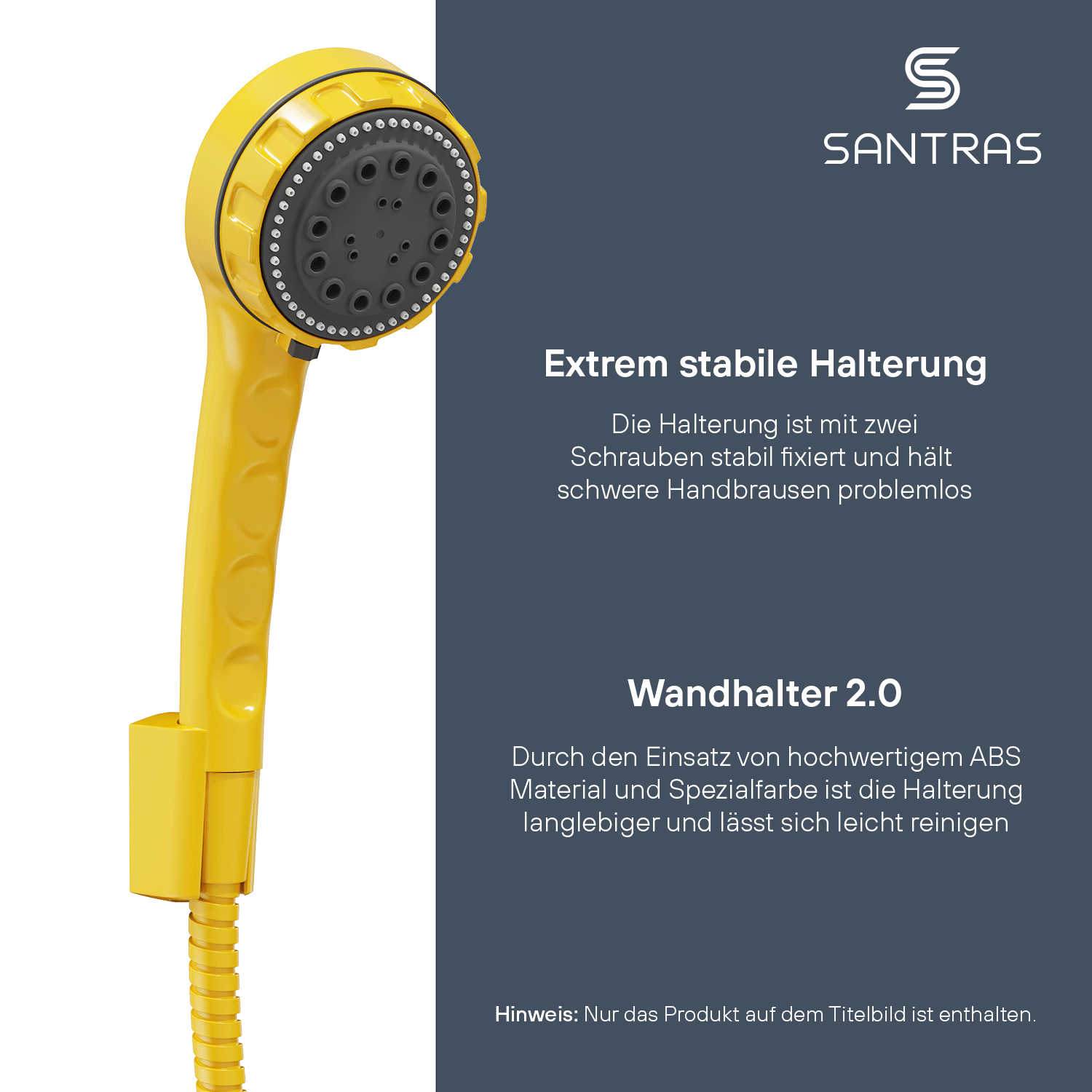 SANTRAS® Wandhalterung in Gelb