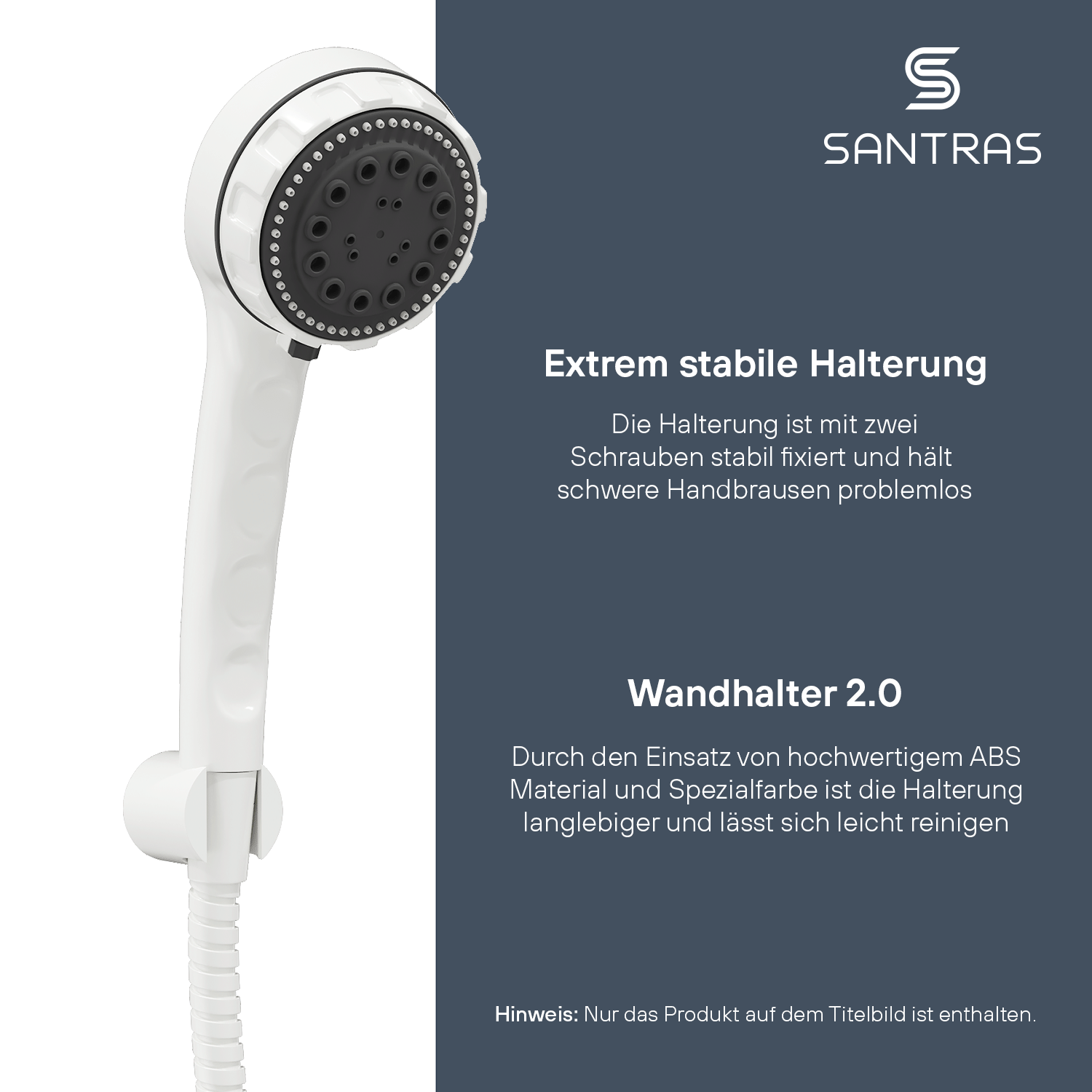 SANTRAS® Wandhalterung in Weiß