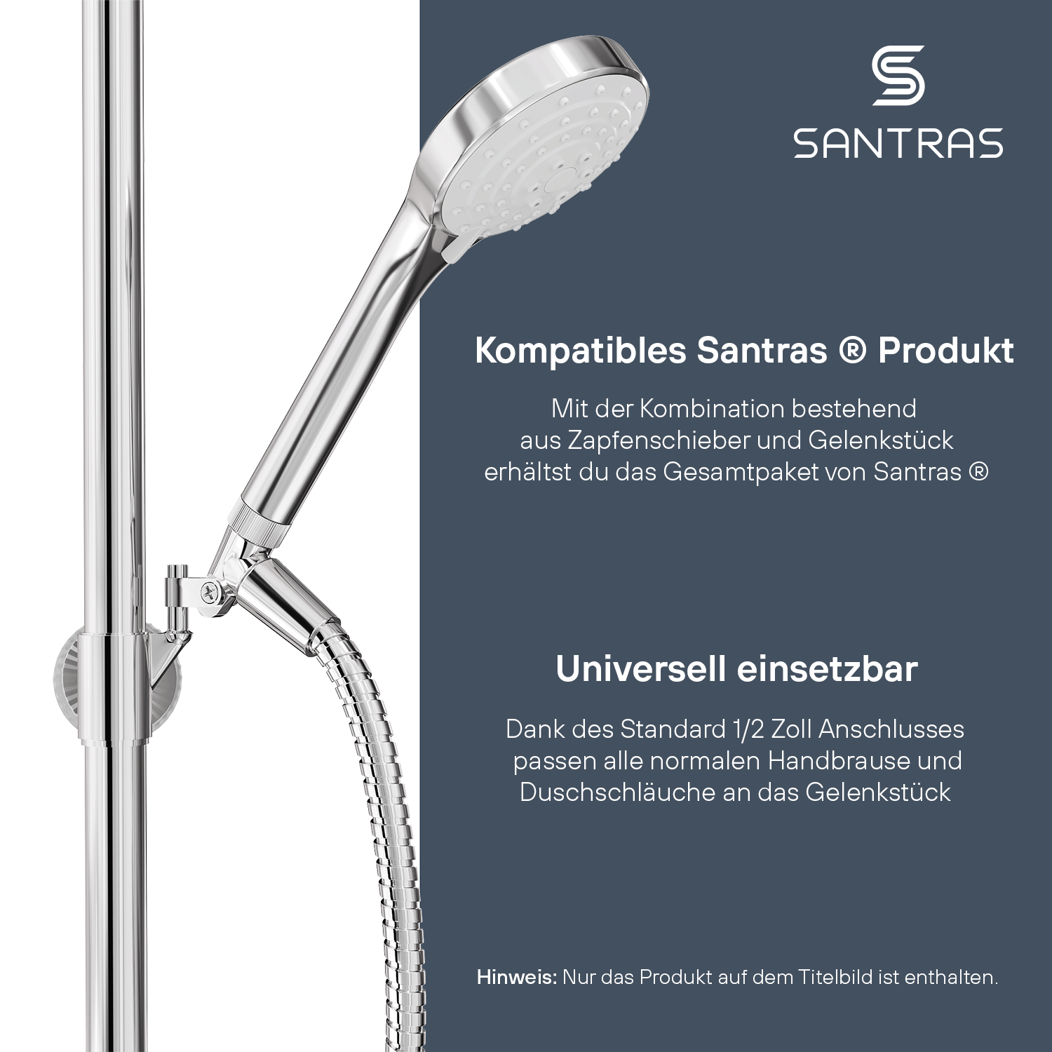 SANTRAS® Metall-Gelenkstück 1/2"