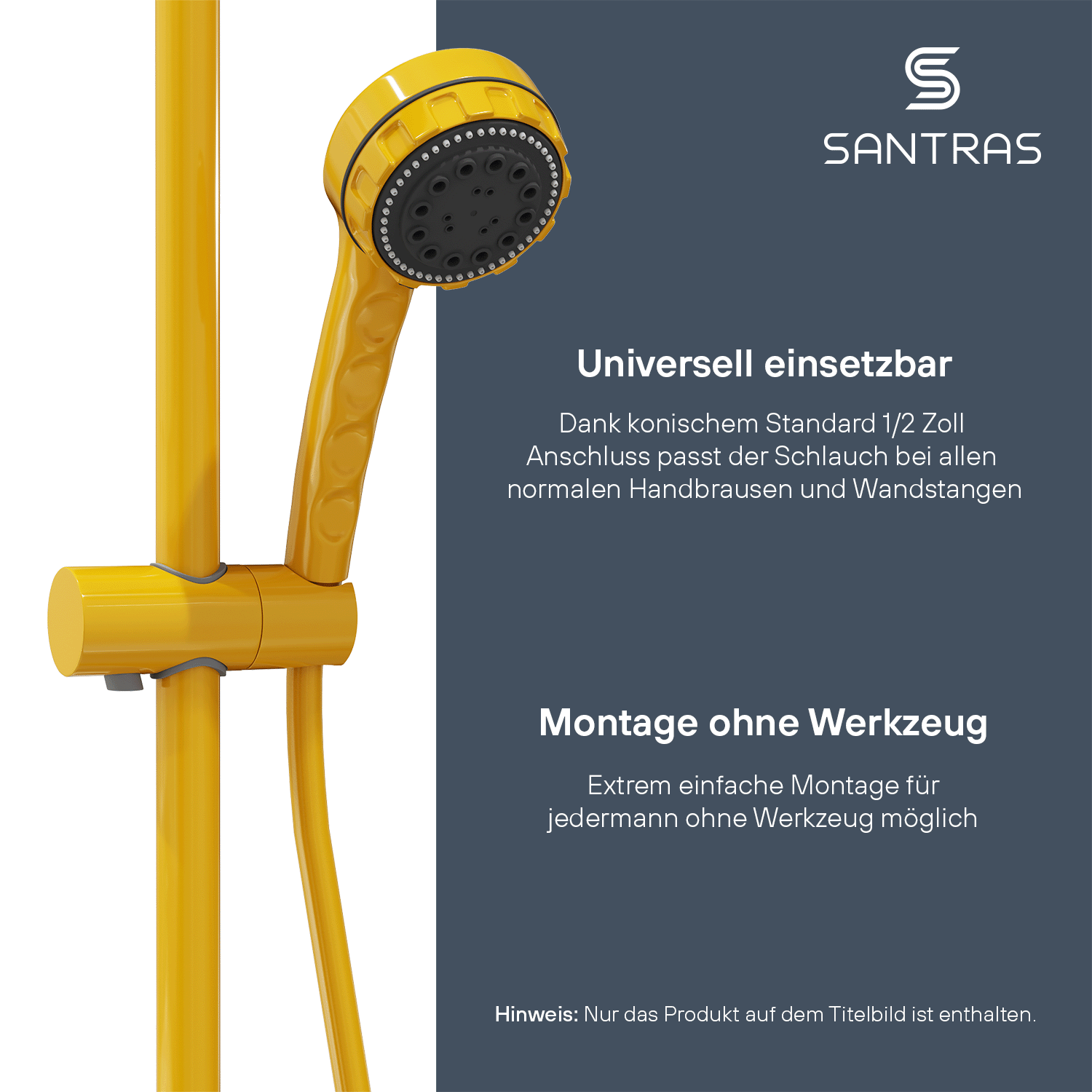 SANTRAS® Kunststoffschlauch in Gelb