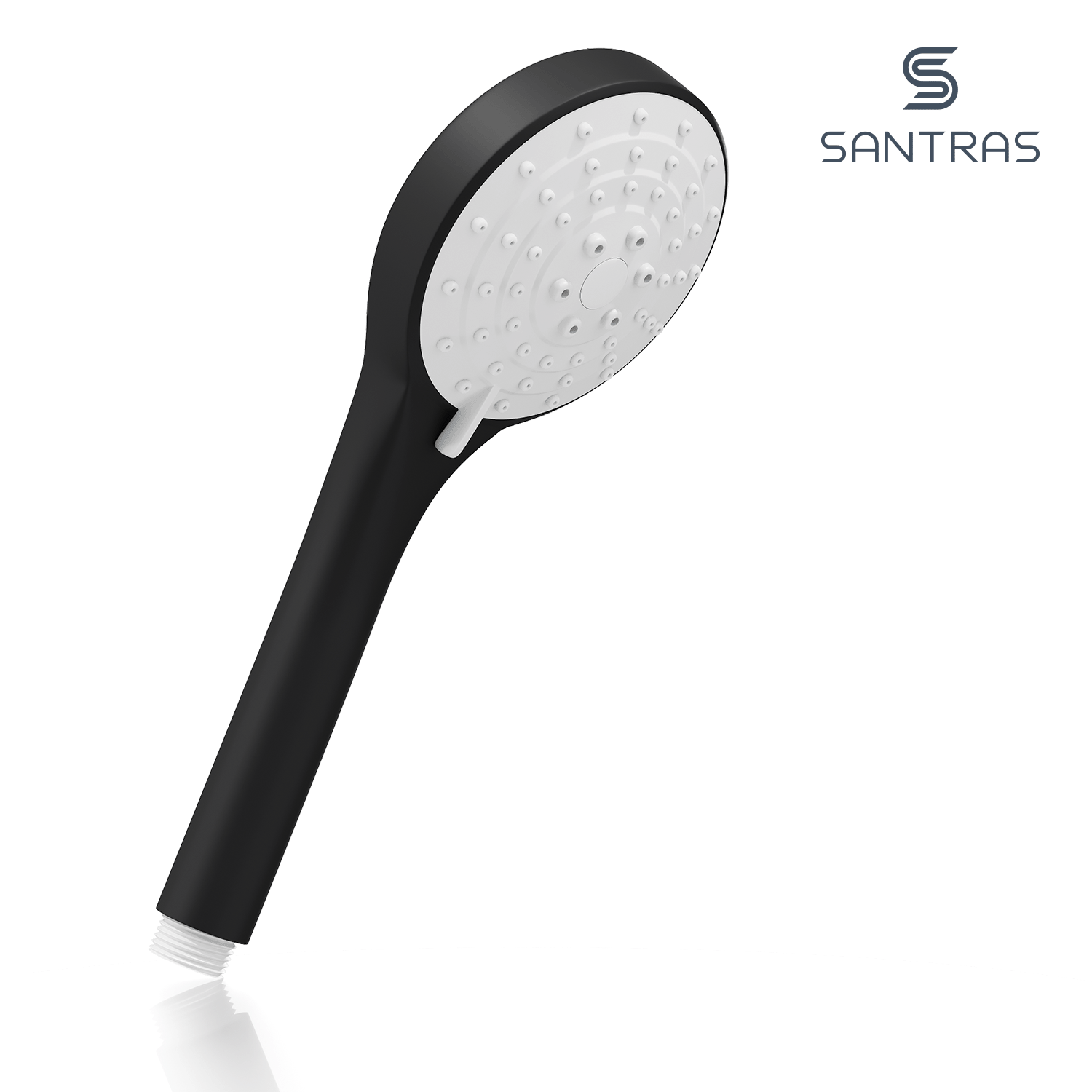 SANTRAS® Handbrause Sina in Schwarz-Matt