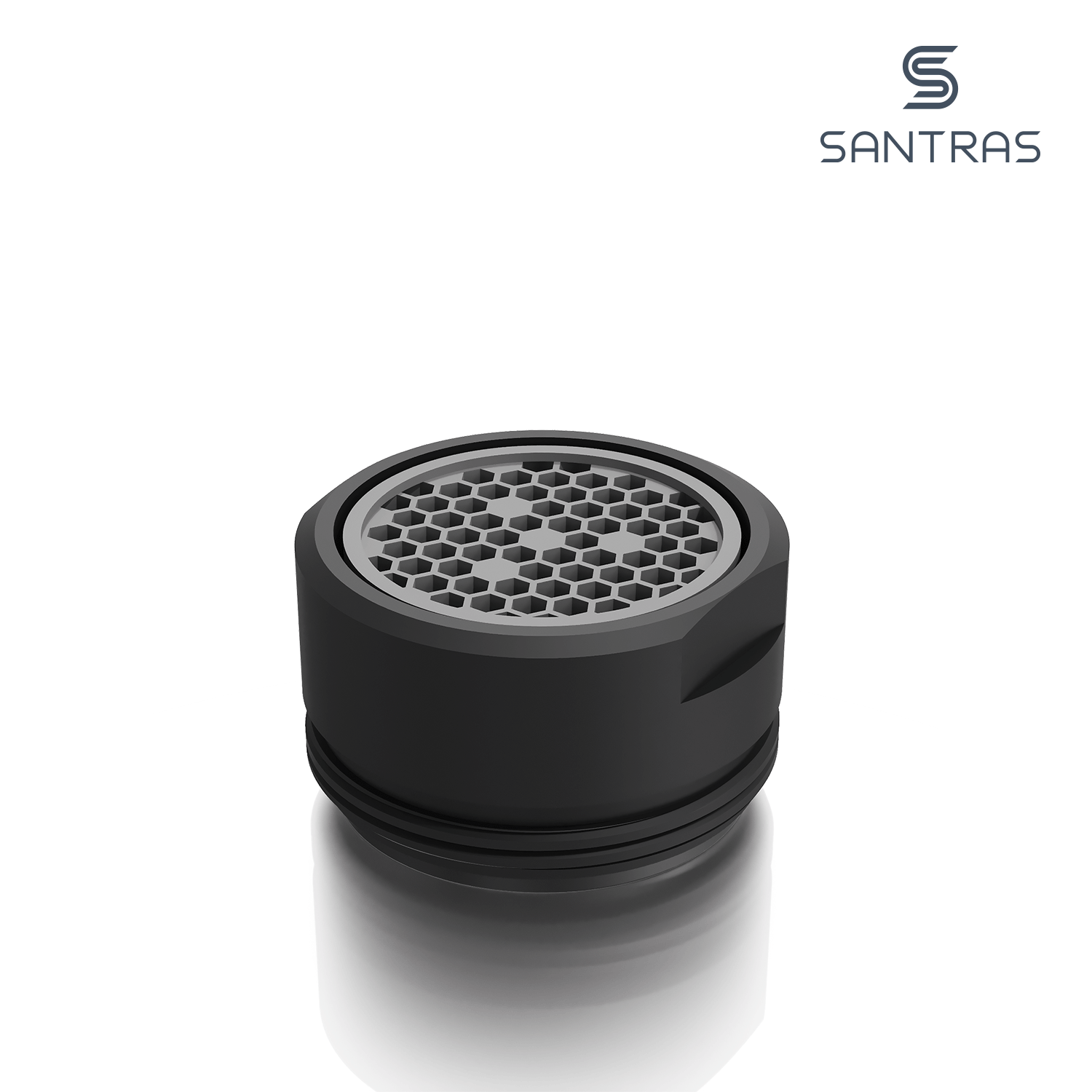 SANTRAS® Luftsprudler M24 in Schwarz-Matt