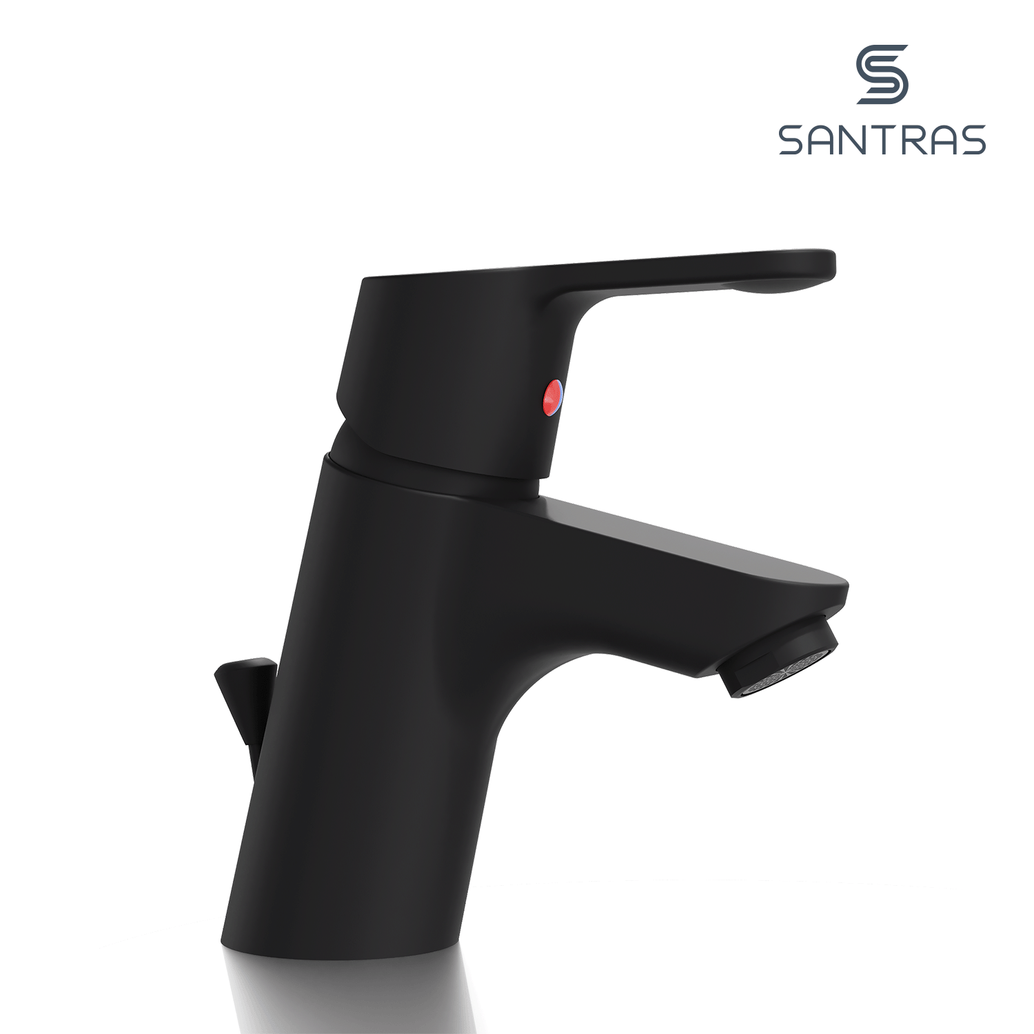 SANTRAS® Waschtischarmatur in Schwarz-Matt