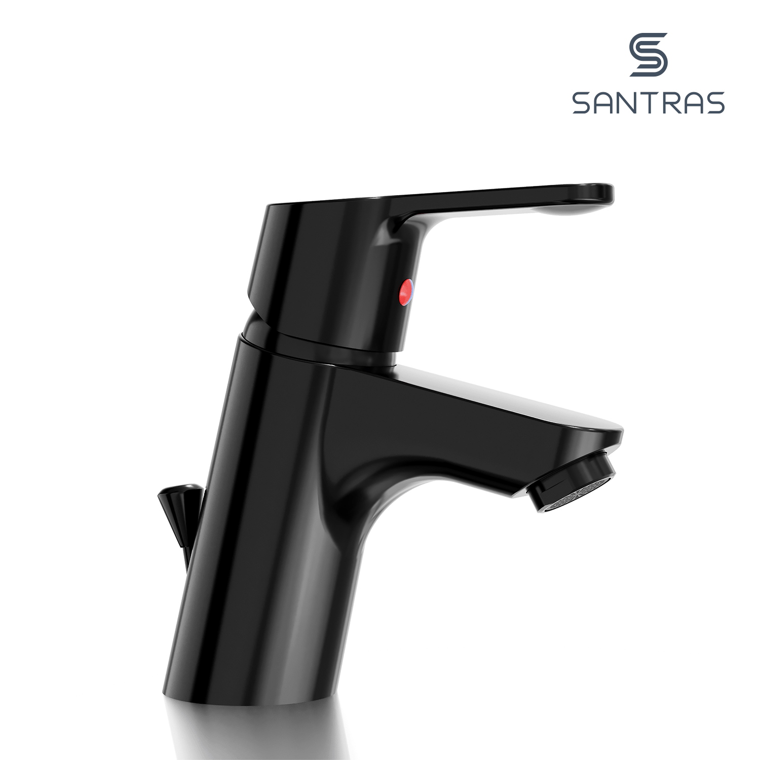 SANTRAS® Waschtischarmatur in Schwarz