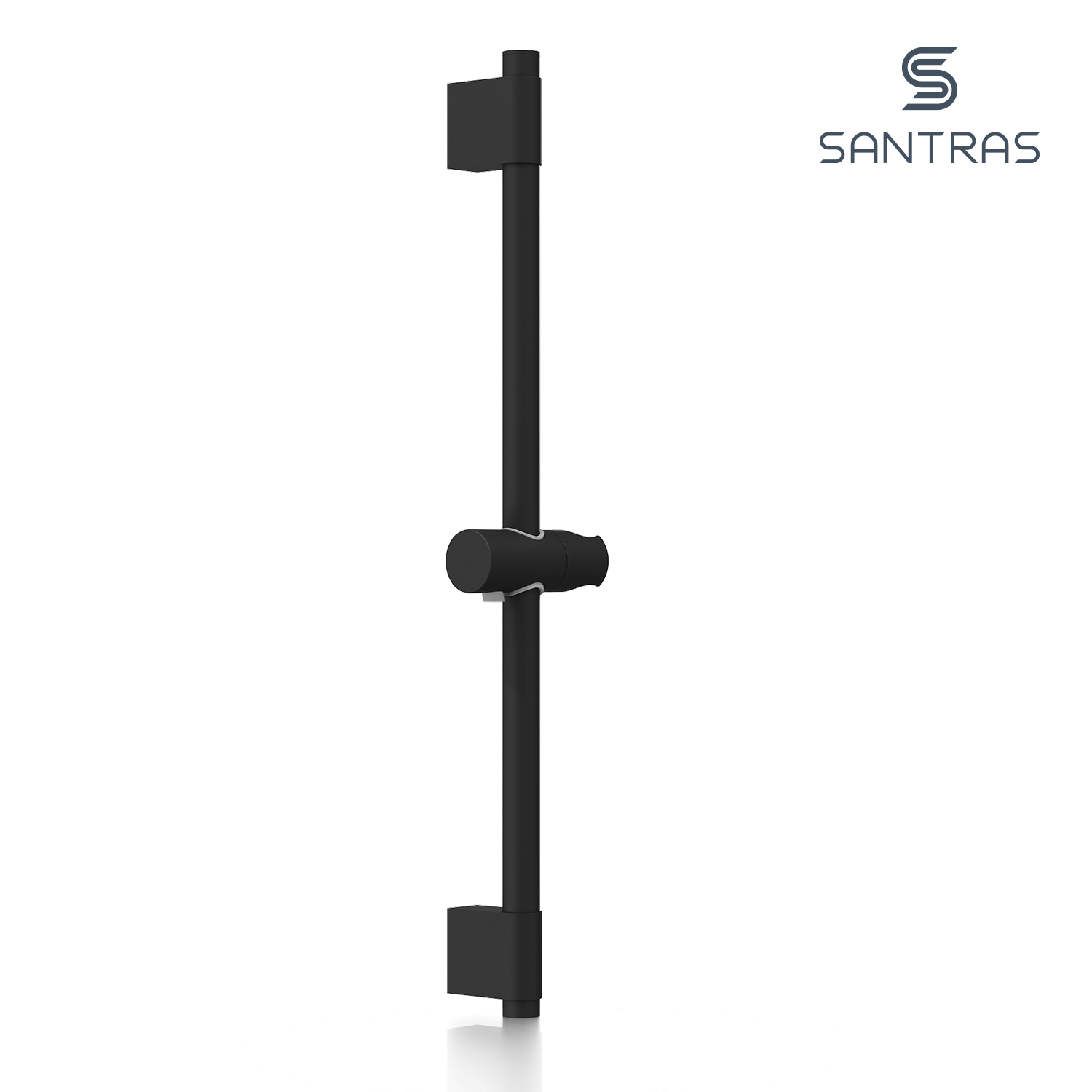 SANTRAS® Wandstange in Schwarz-Matt