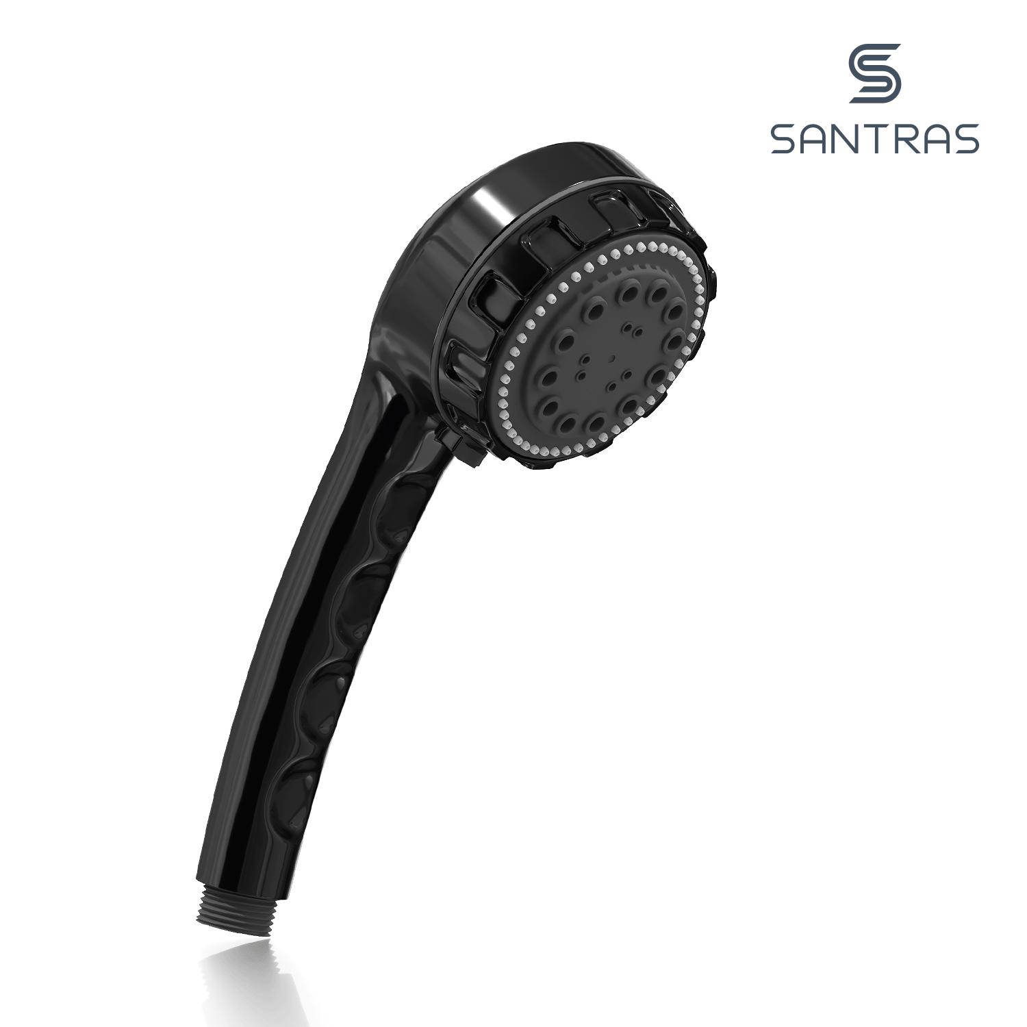 SANTRAS® Handbrause Multiperla in Schwarz