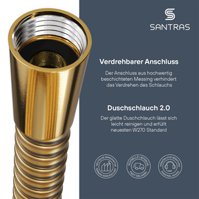 SANTRAS® Kunststoffschlauch in Gold