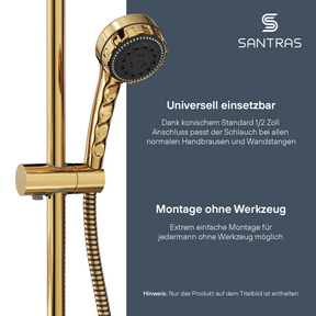 SANTRAS® Kunststoffschlauch in Gold