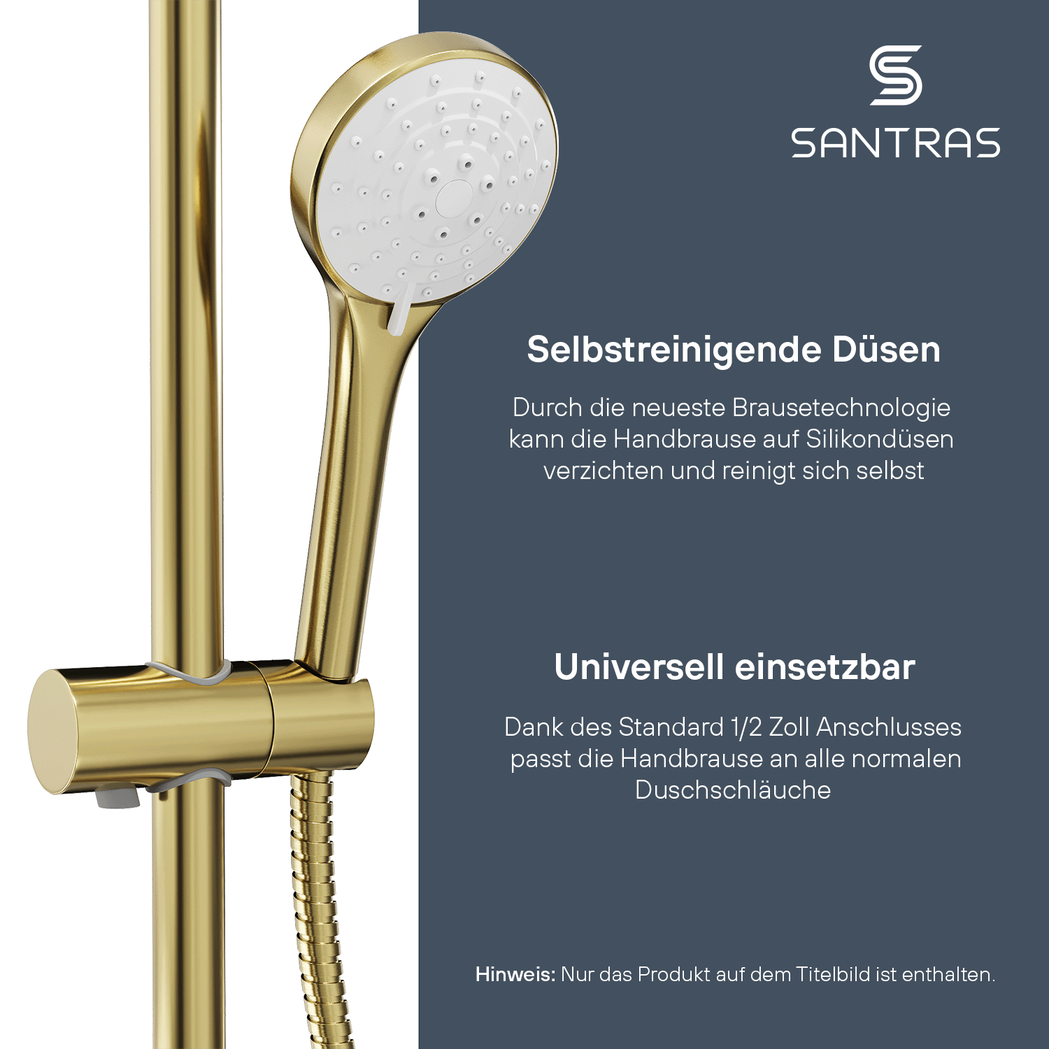 SANTRAS® Handbrause Sina in Bronze