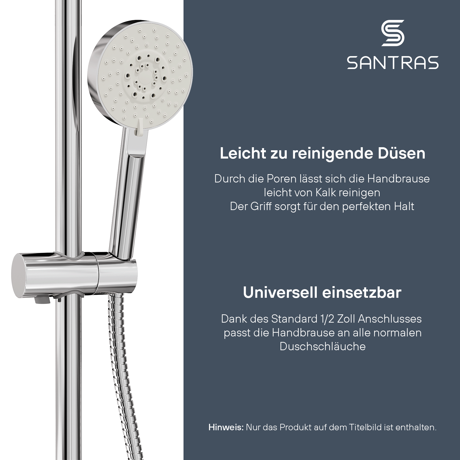 SANTRAS® Handbrause Platinum